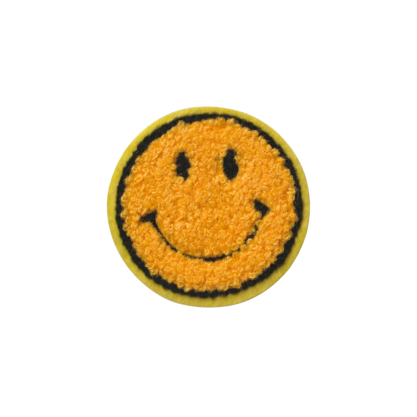 Fuzzy Smiley Face Patch