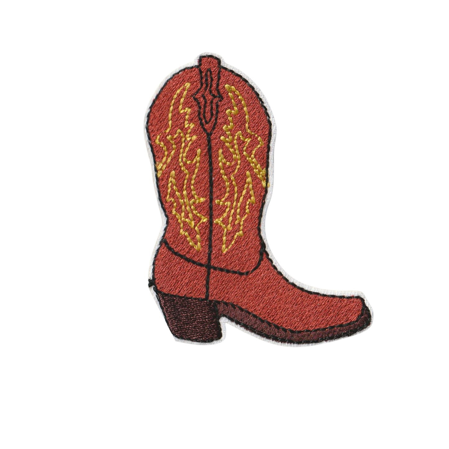 Brown Western Boot Patch