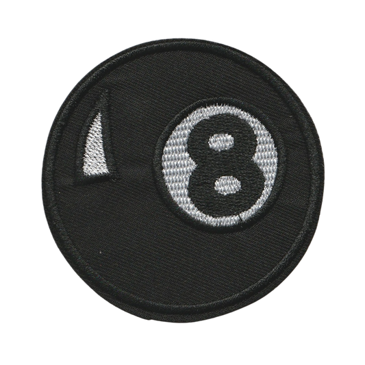 Black 8 Ball Patch