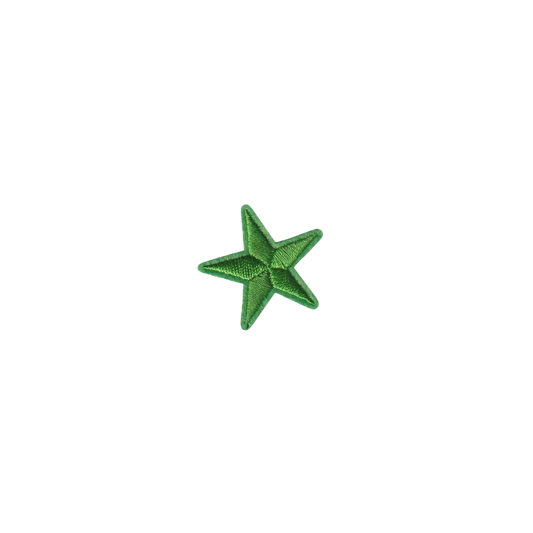 Small Green Star Patch