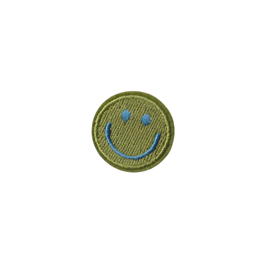 Army Green Smiley Face