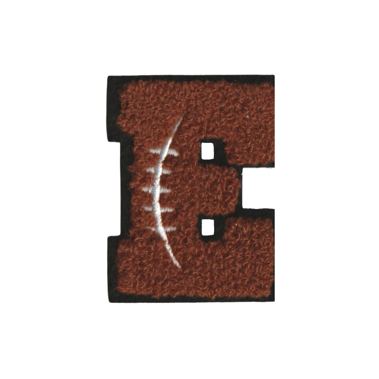 Fuzzy Letter E Patch