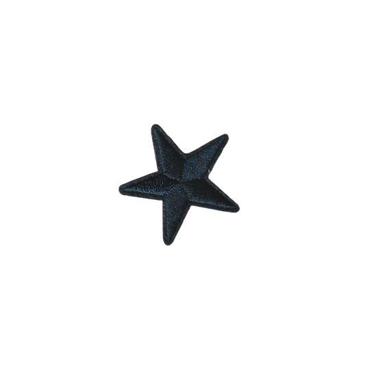 Small Black Star Patch