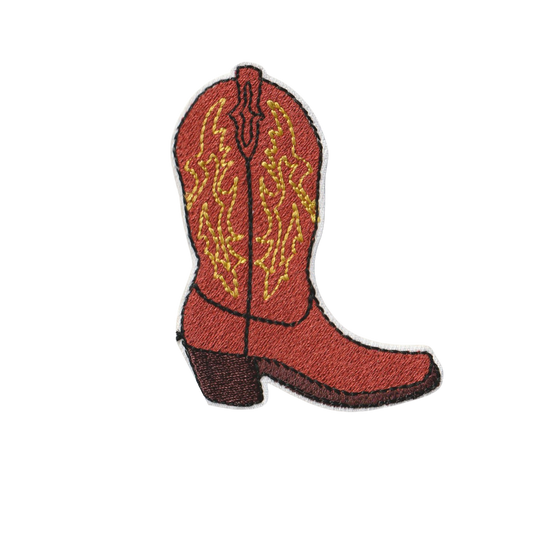 Brown Western Boot Patch